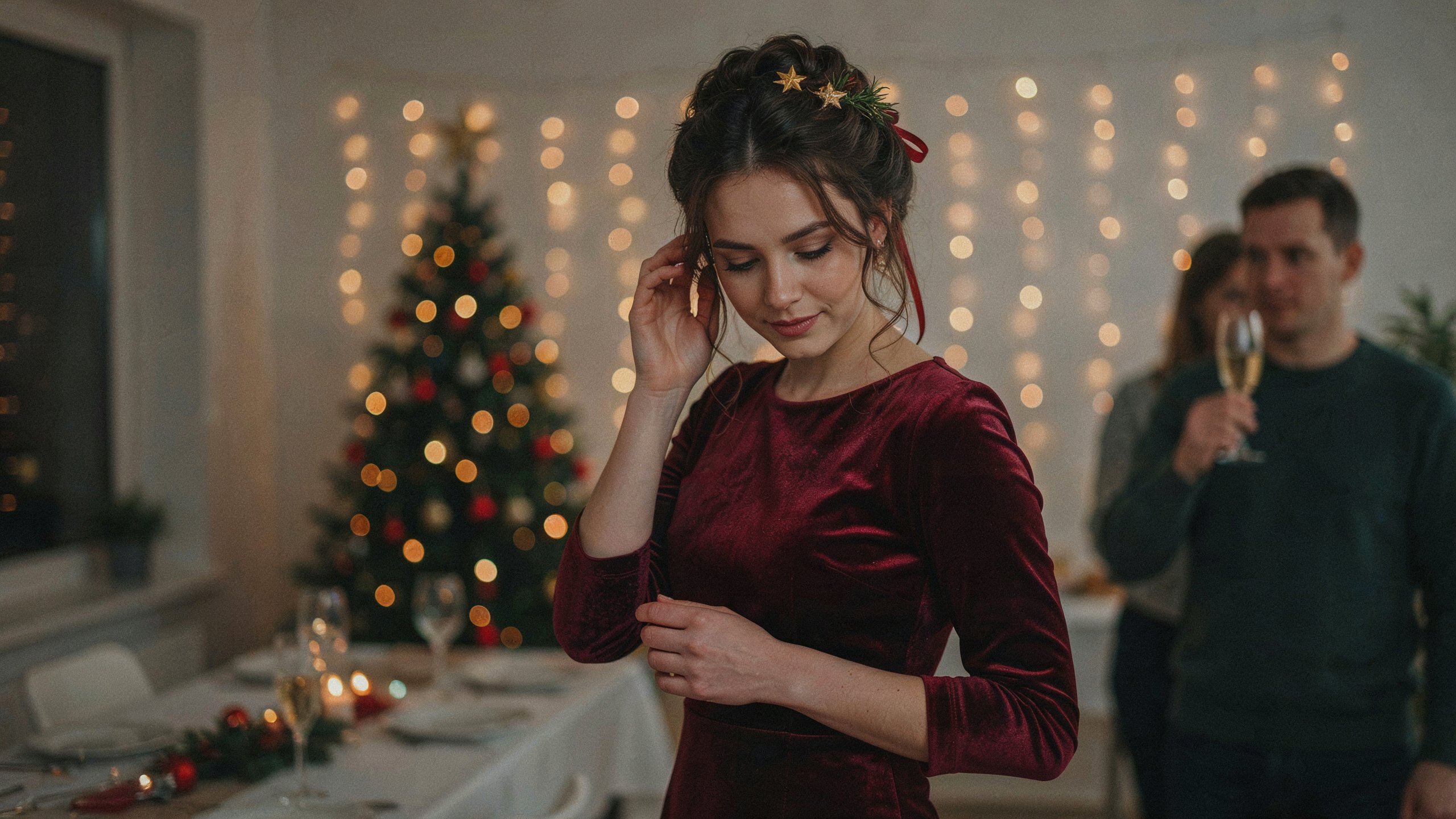 9 Chic Hairstyles for Christmas Work Party Season That Will Upgrade Your Look